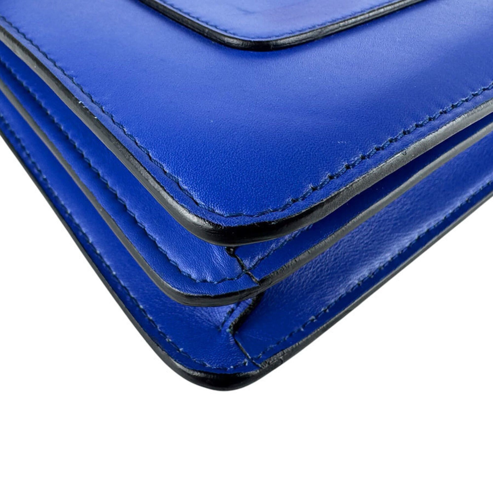 Bvlgari Bulgari BVLGARI Serpenti Forever Shoulder Bag, Leather, Blue, Women's z9850 Size ONE SIZE - 8 Thumbnail