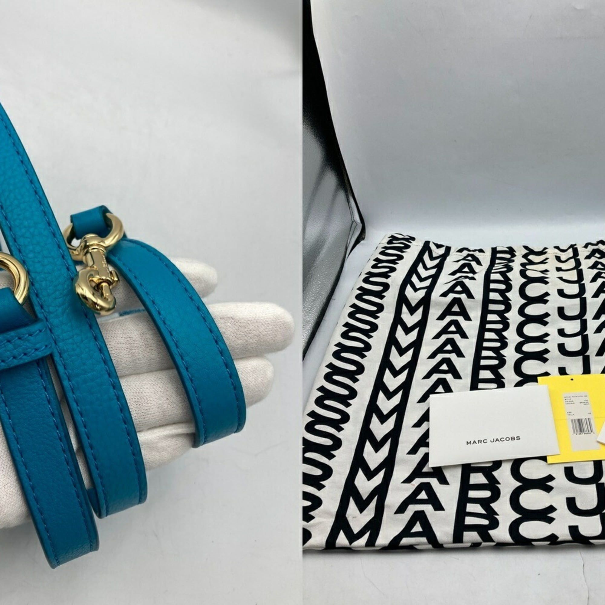 Marc Jacobs MARC JACOBS The Leather Tote Bag Medium Size ONE SIZE - 10 Thumbnail