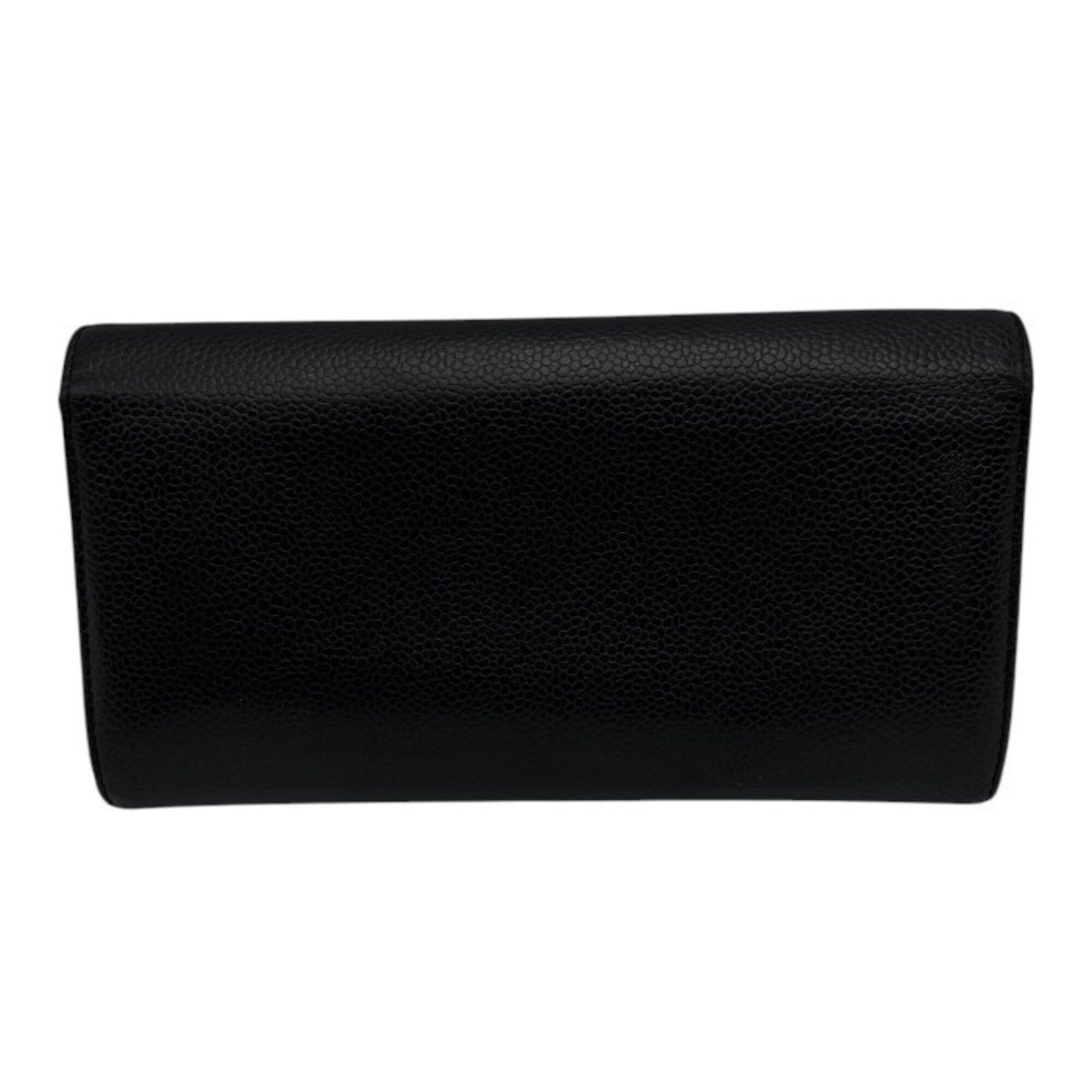 Chanel CHANEL Caviar Leather Long Wallet Size ONE SIZE - 2 Thumbnail