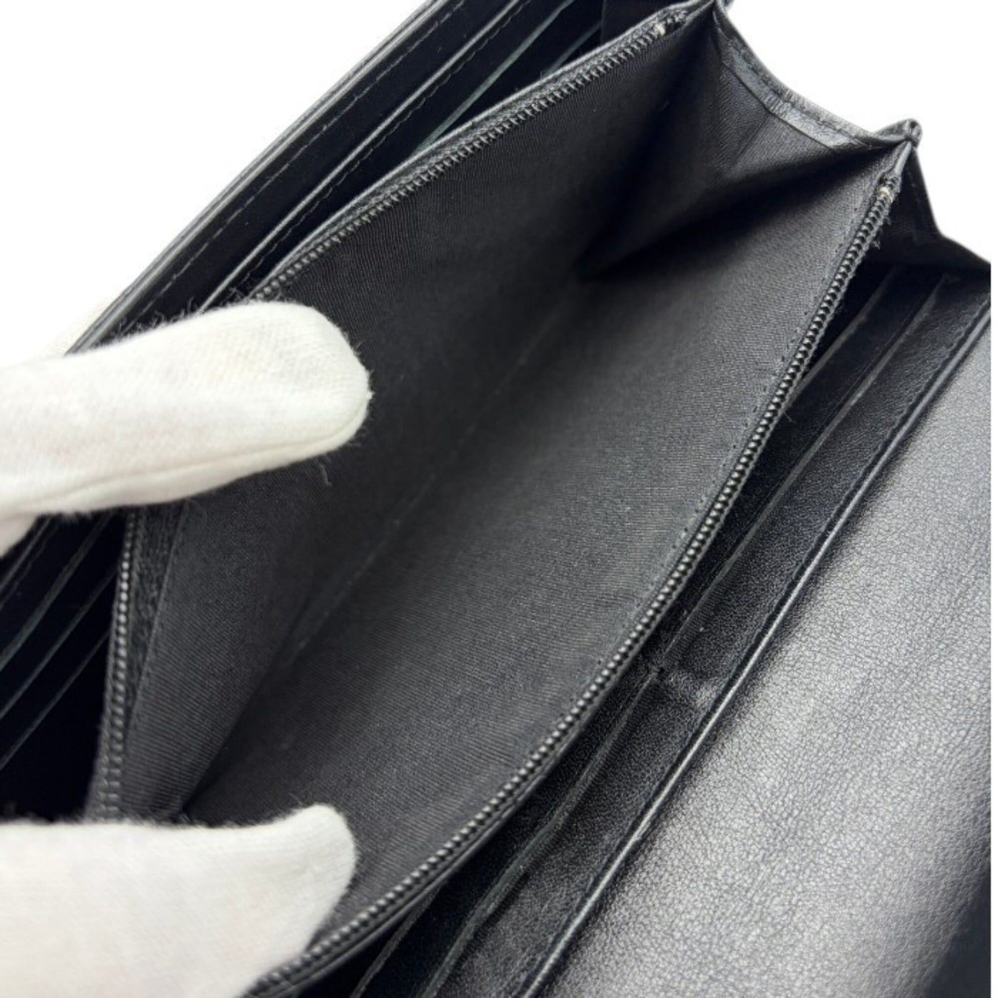 Chanel CHANEL Caviar Leather Long Wallet Size ONE SIZE - 7 Thumbnail