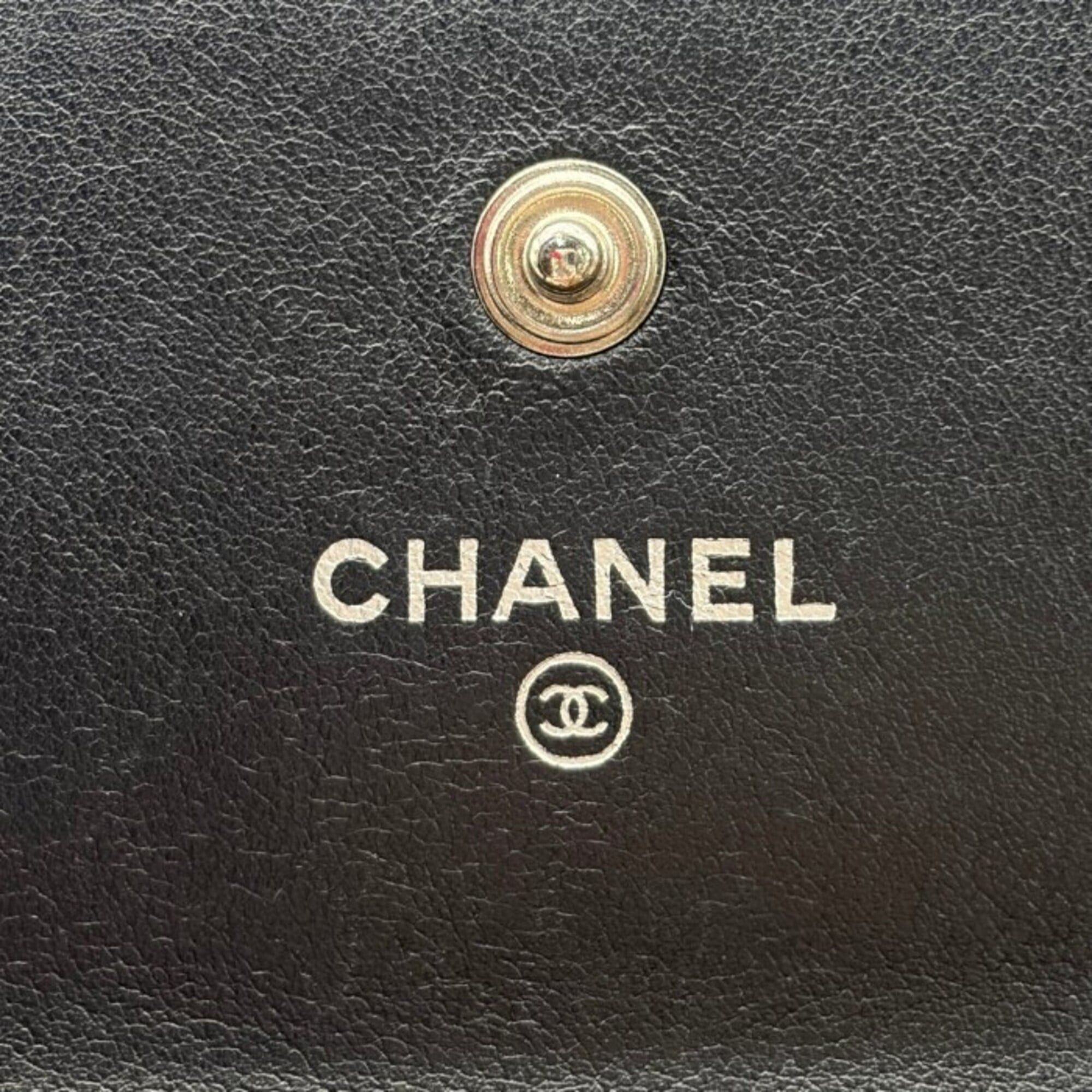 Chanel CHANEL Caviar Leather Long Wallet Size ONE SIZE - 3 Thumbnail