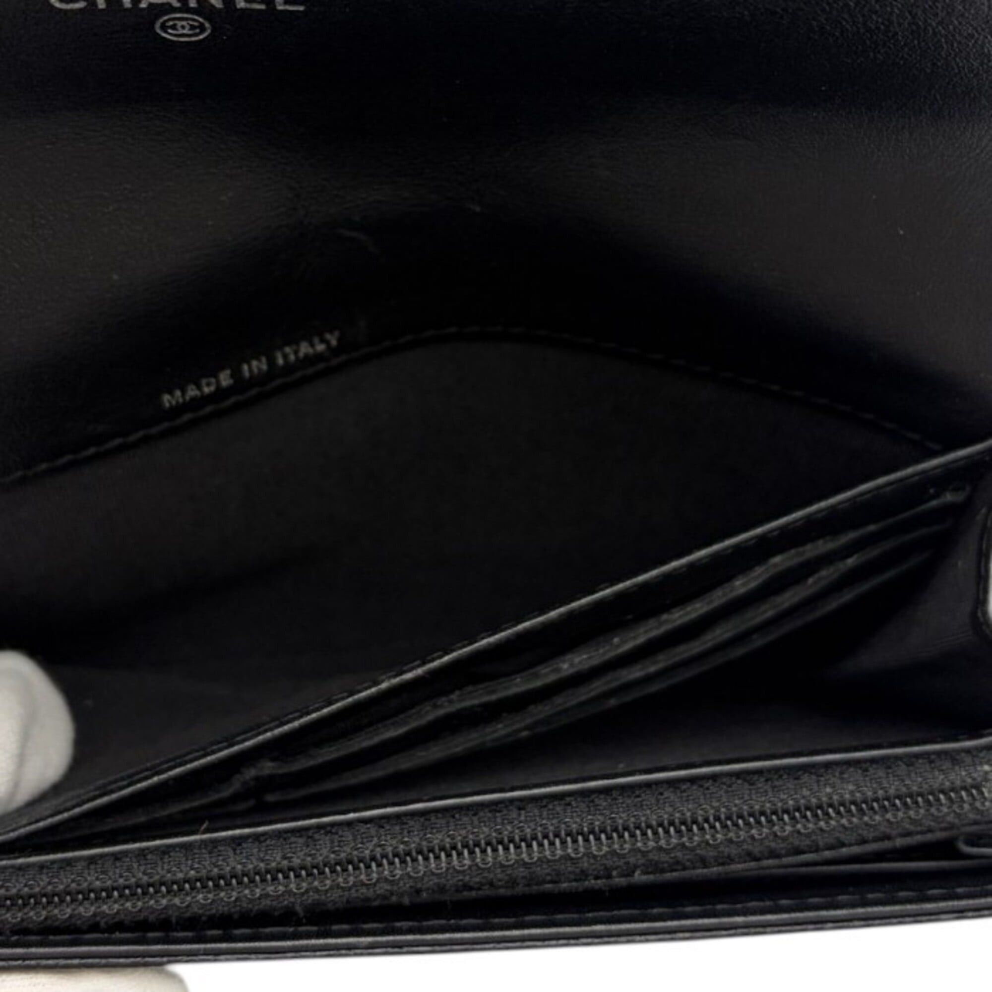 Chanel CHANEL Caviar Leather Long Wallet Size ONE SIZE - 5 Thumbnail