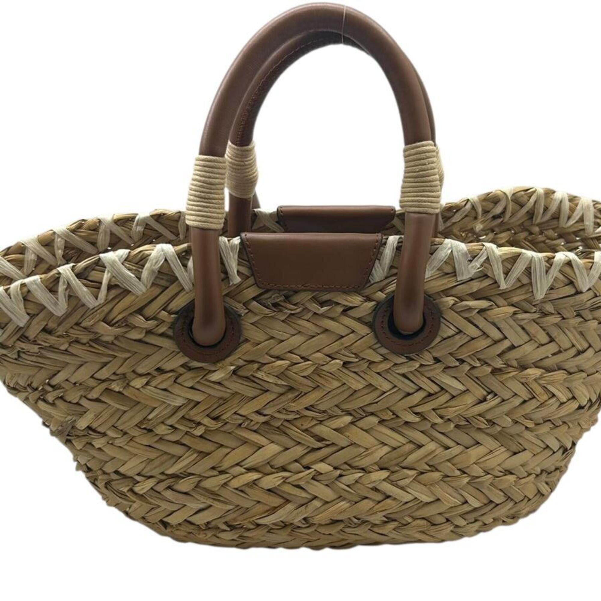 Anya Hindmarch ANYA HINDMARCH Small Basket Rope Eyes Raffia Handbag for Women Size ONE SIZE - 2 Thumbnail