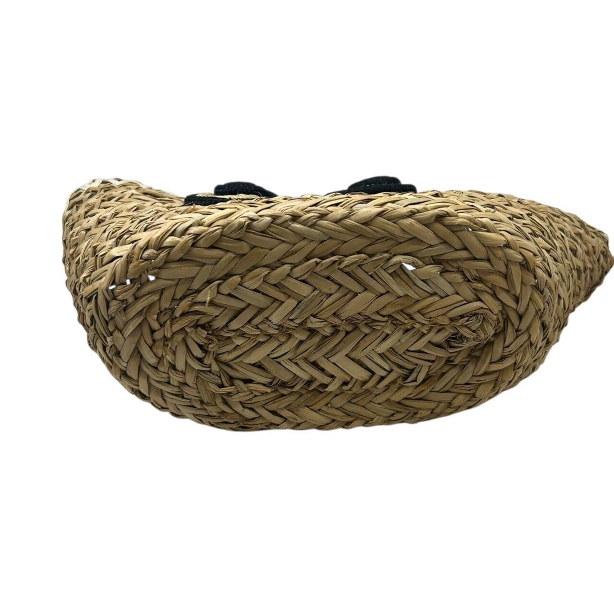 Anya Hindmarch ANYA HINDMARCH Small Basket Rope Eyes Raffia Handbag for Women Size ONE SIZE - 3 Thumbnail