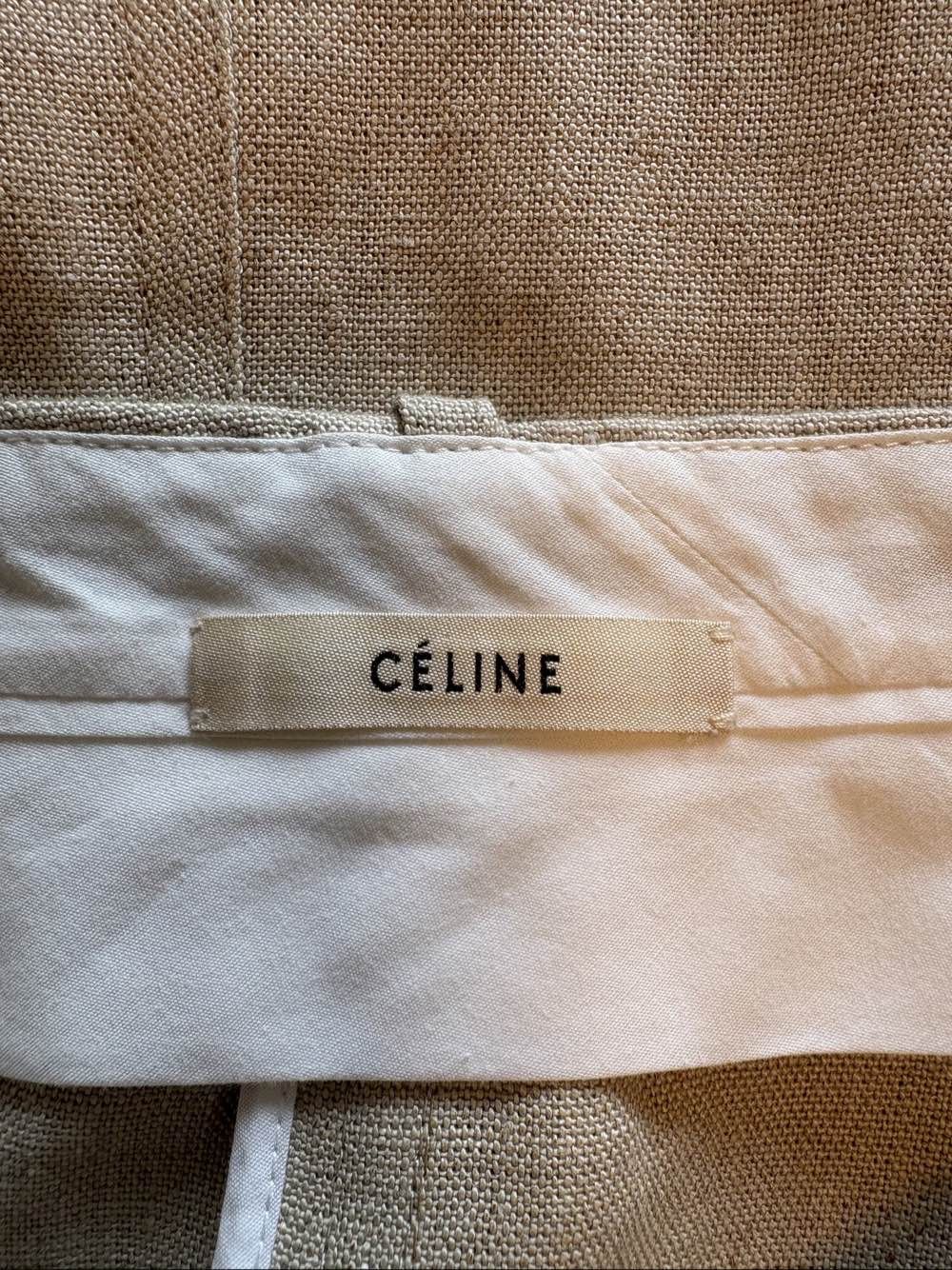 Celine Celine Linen Mini Skirt Size 40 Size 27" / US 4 / IT 40 - 3 Thumbnail