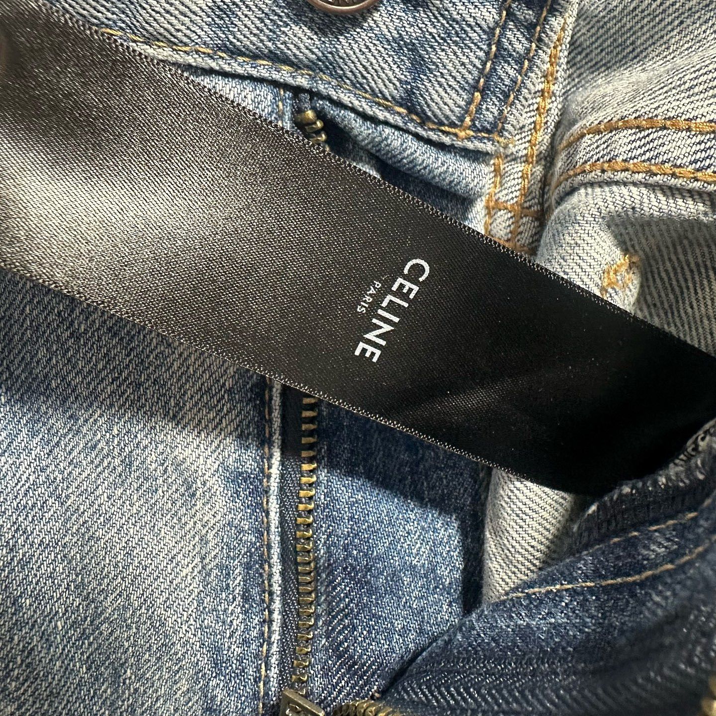Celine Celine Washed Denim Jeans Size 27 Size 27" / US 4 / IT 40 - 4 Thumbnail