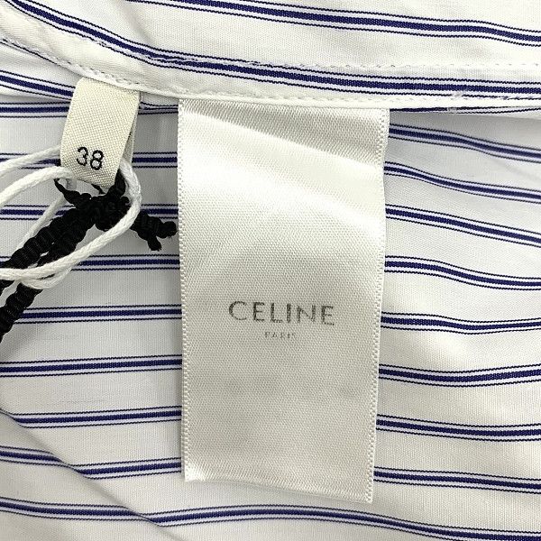 Celine Celine Triomphe Logo Button Up Size 38 Size S / US 4 / IT 40 - 9 Thumbnail