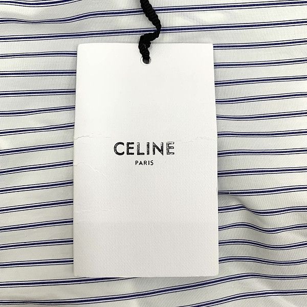 Celine Celine Triomphe Logo Button Up Size 38 Size S / US 4 / IT 40 - 8 Thumbnail