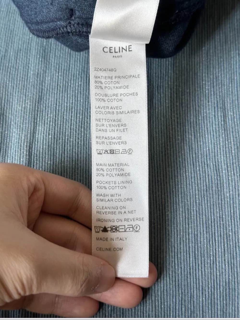 Celine Celine Striped Velour Joggers Size S Size 27" / US 4 / IT 40 - 4 Thumbnail