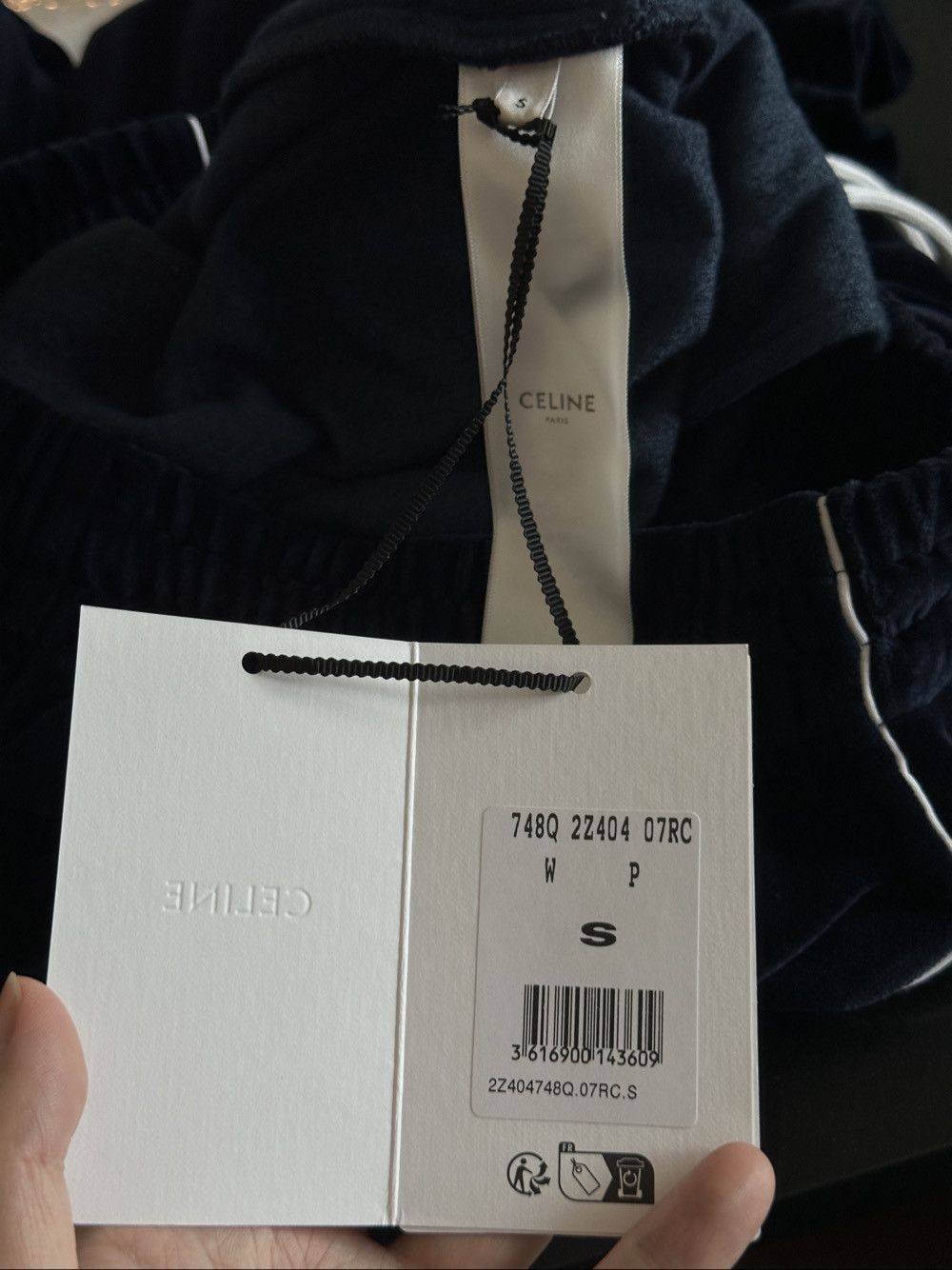 Celine Celine Striped Velour Joggers Size S Size 27" / US 4 / IT 40 - 5 Thumbnail
