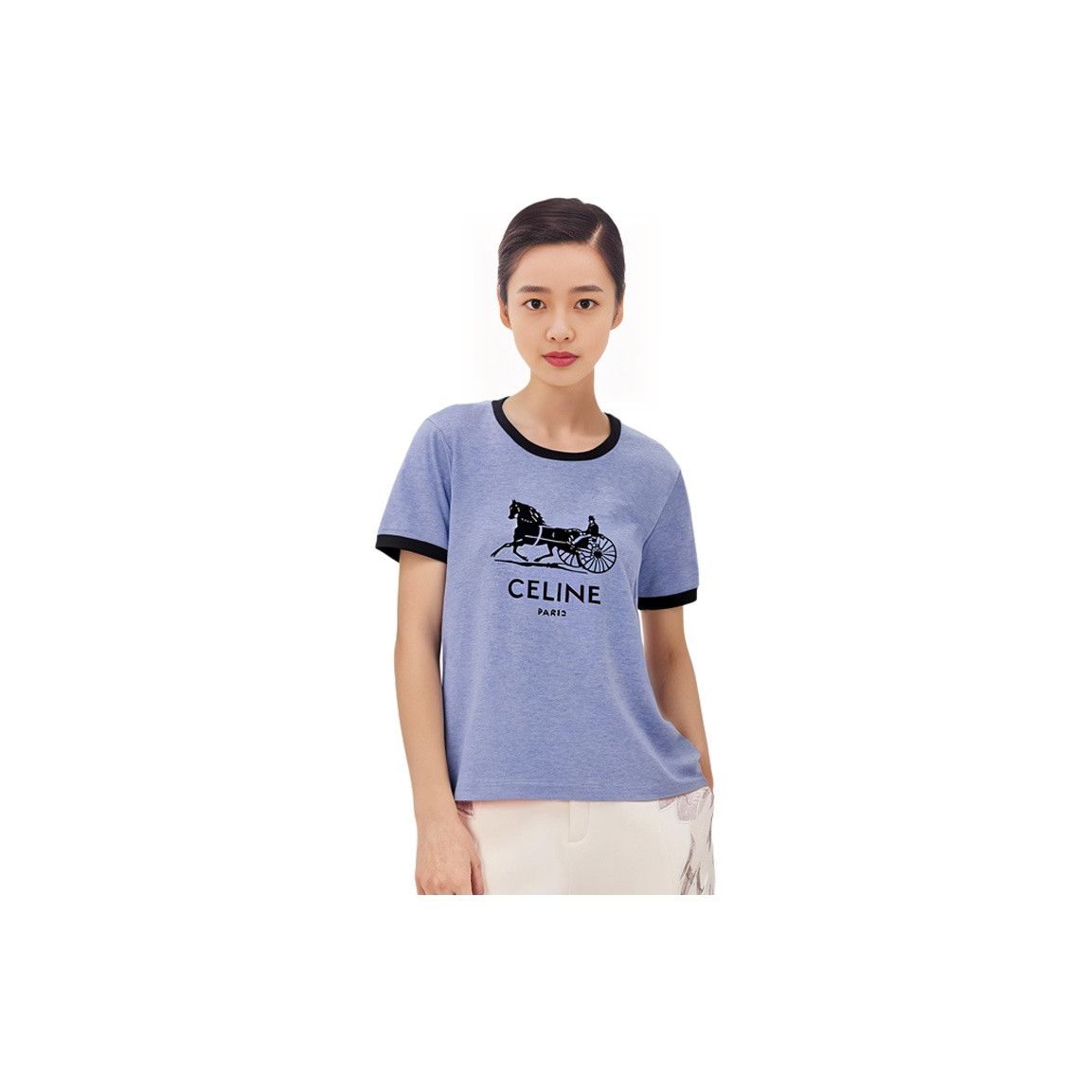 Celine Celine Sulky Logo T-Shirt Size S Size S / US 4 / IT 40 - 6 Thumbnail