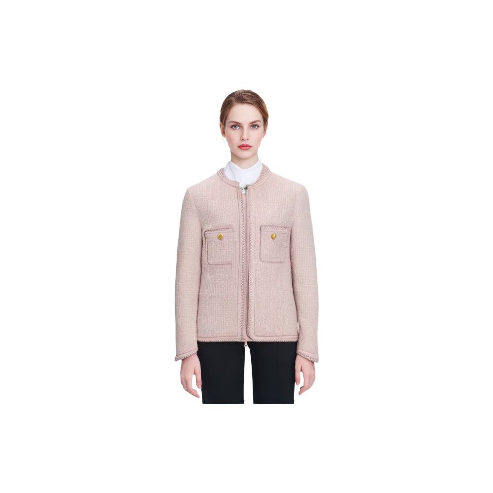Celine Celine Pink Tweed Jacket Size 34 Size XS / US 0-2 / IT 36-38 - 7 Thumbnail