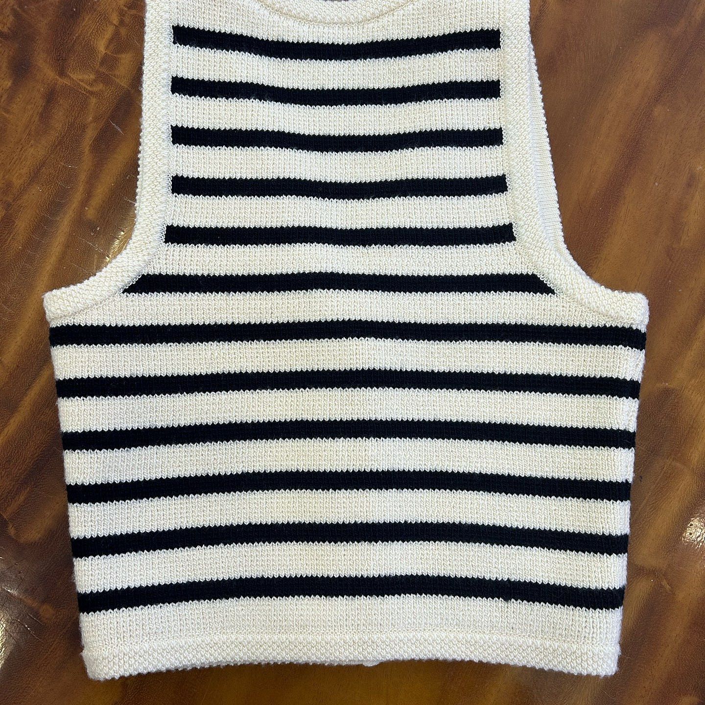 Celine CELINE Striped Knit Button Vest Size S Size S / US 4 / IT 40 - 11 Thumbnail