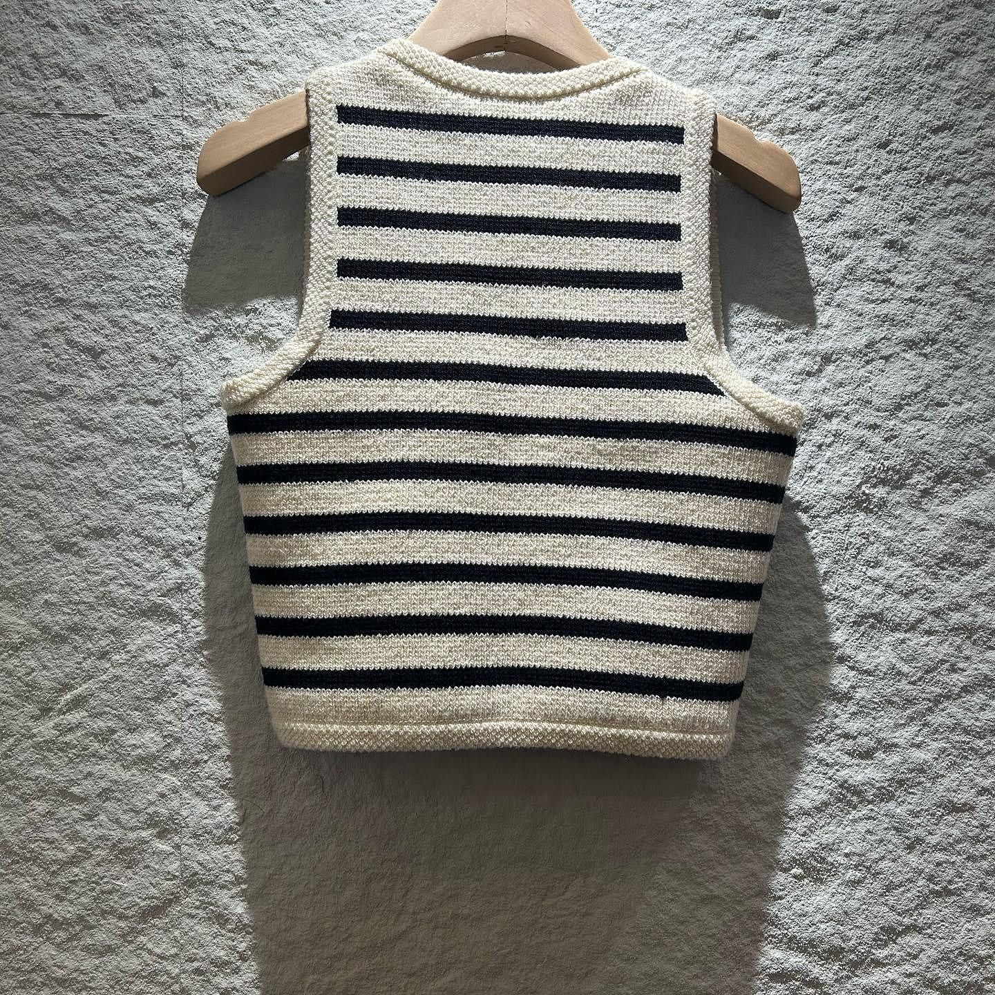 Celine CELINE Striped Knit Button Vest Size S Size S / US 4 / IT 40 - 2 Thumbnail