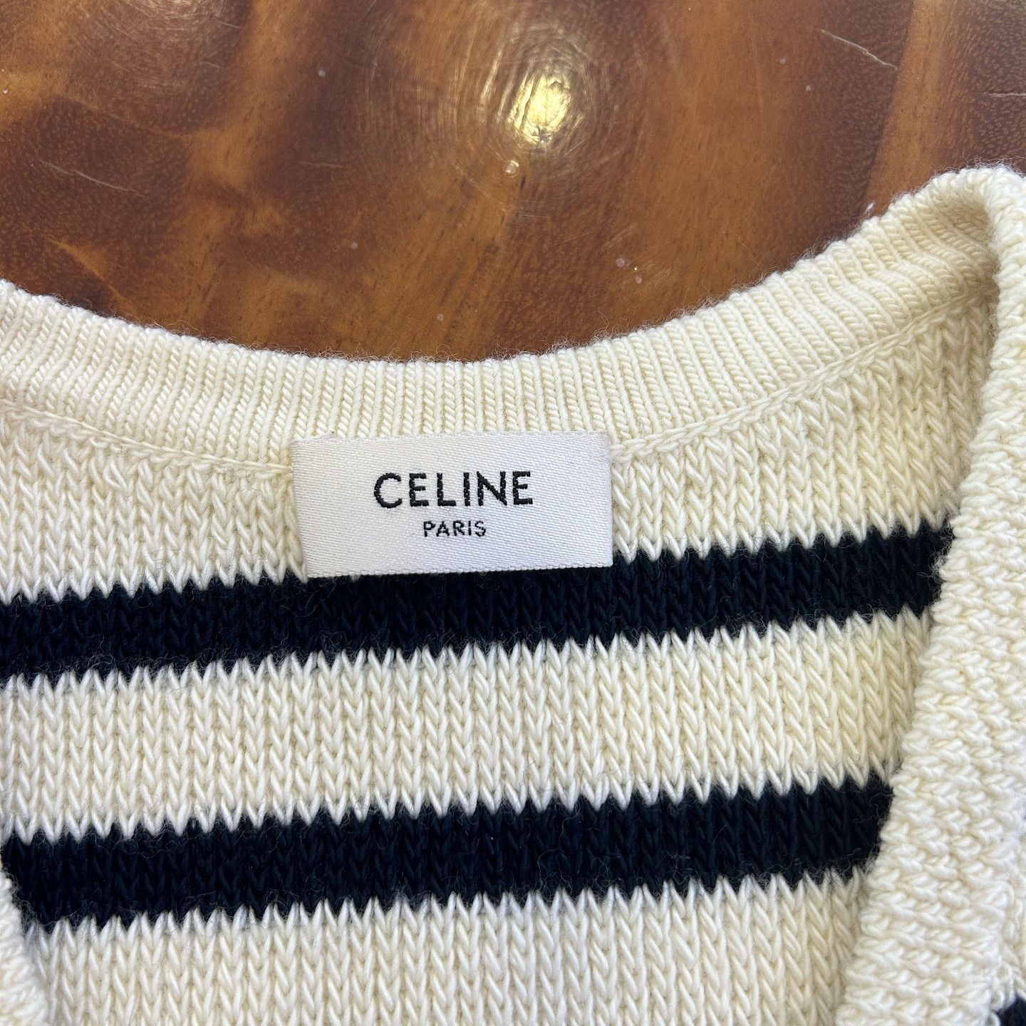 Celine CELINE Striped Knit Button Vest Size S Size S / US 4 / IT 40 - 3 Thumbnail