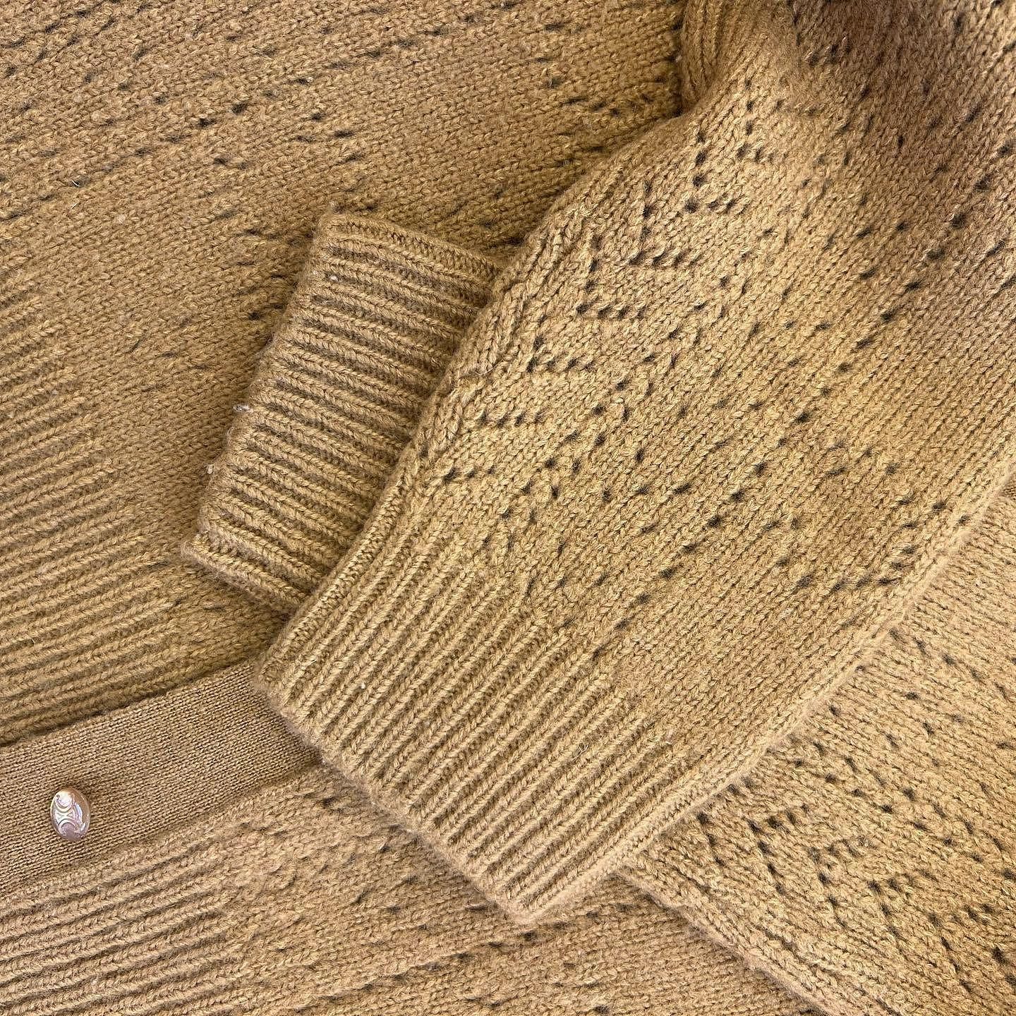 Celine CELINE Pointelle Knit Cardigan Size M Size M / US 6-8 / IT 42-44 - 7 Thumbnail