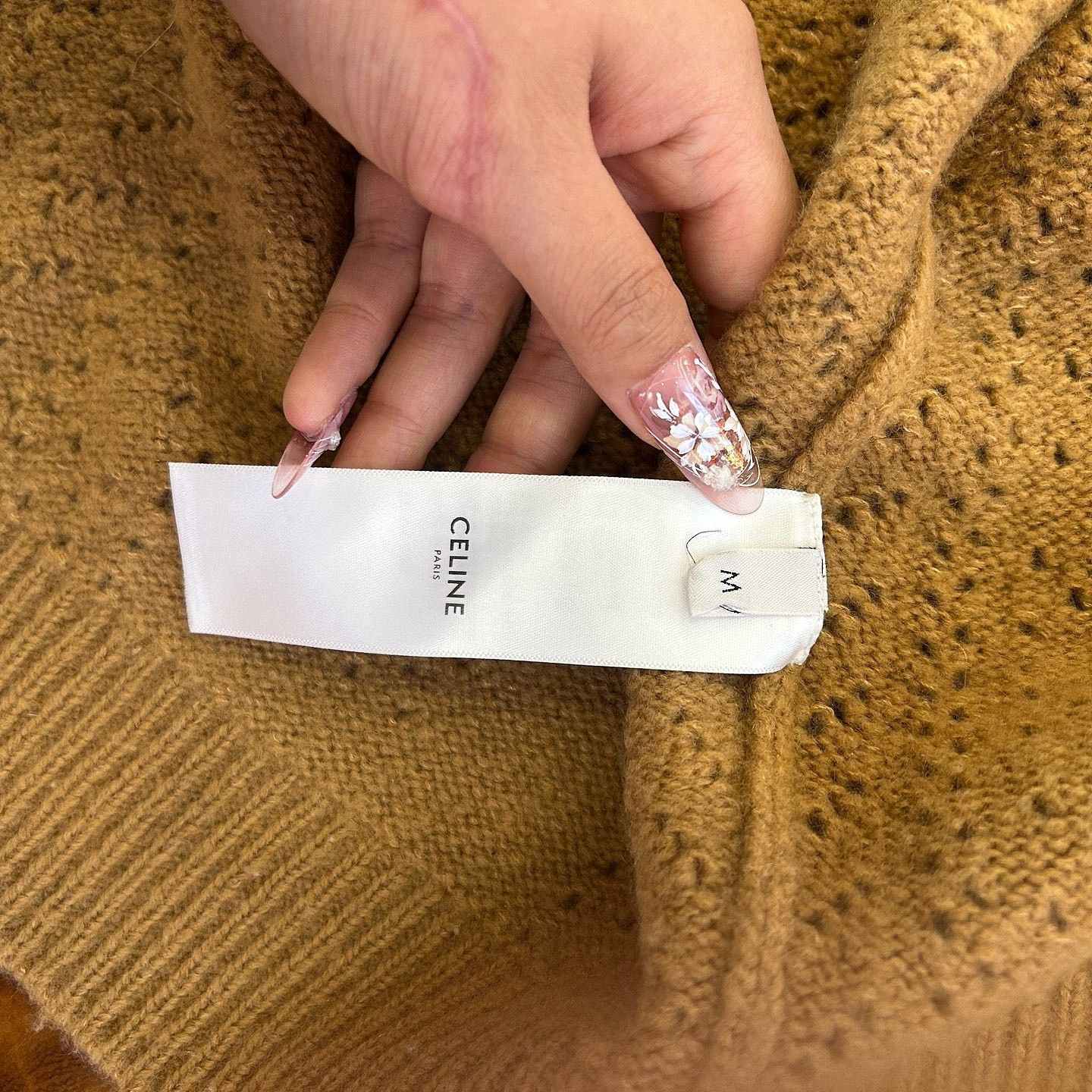 Celine CELINE Pointelle Knit Cardigan Size M Size M / US 6-8 / IT 42-44 - 4 Thumbnail
