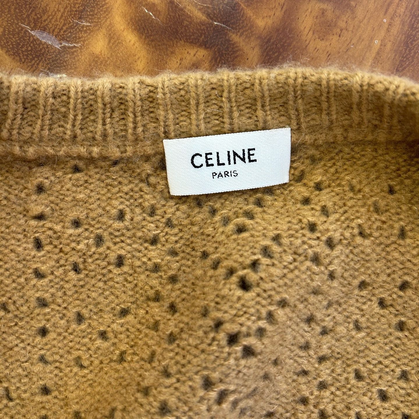 Celine CELINE Pointelle Knit Cardigan Size M Size M / US 6-8 / IT 42-44 - 3 Thumbnail