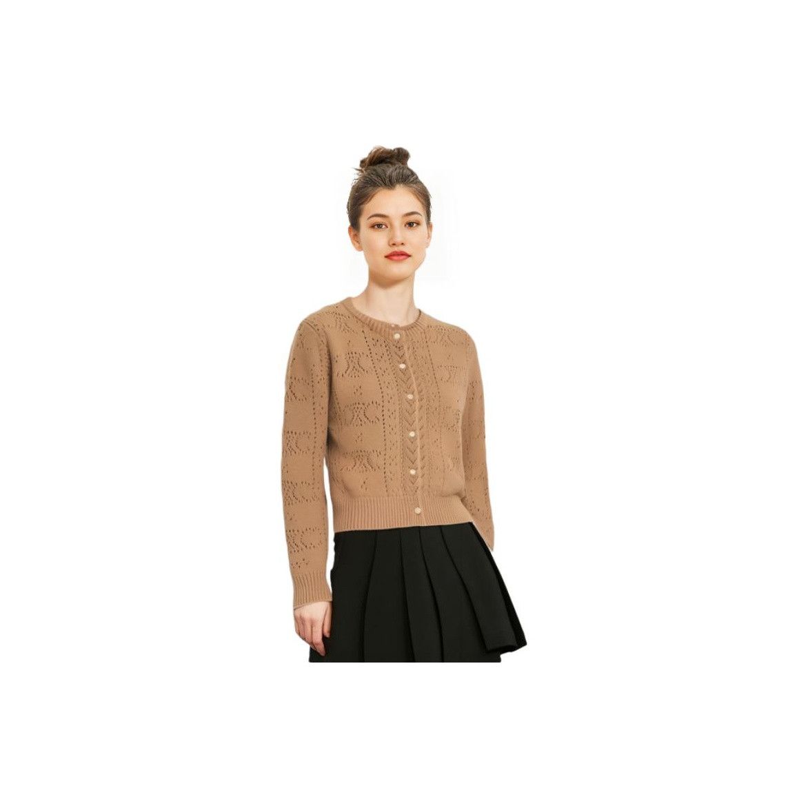 Celine CELINE Pointelle Knit Cardigan Size M Size M / US 6-8 / IT 42-44 - 11 Thumbnail