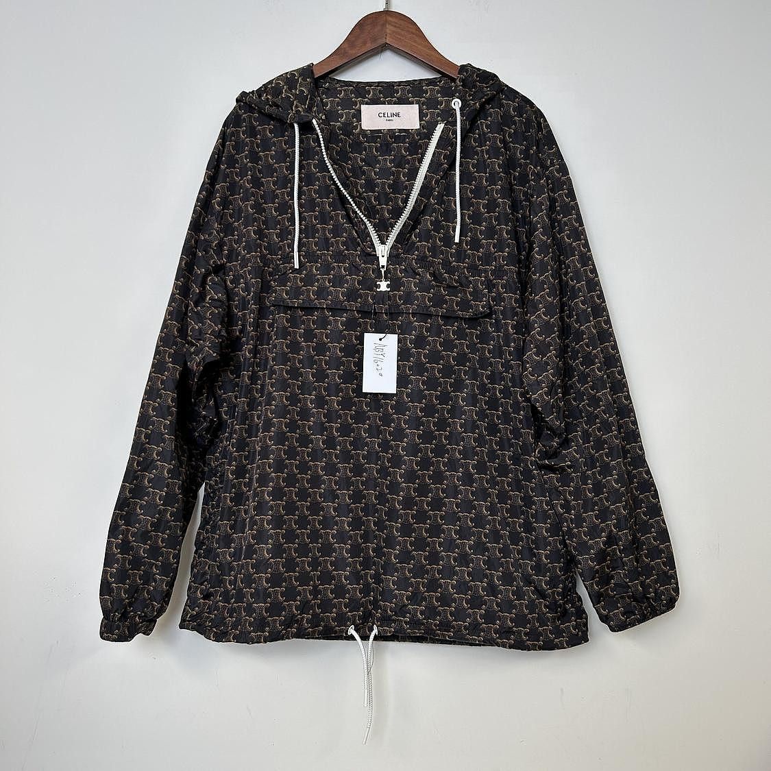 Celine Celine Triomphe Monogram Hooded Jacket 34 Size XS / US 0-2 / IT 36-38 - 7 Thumbnail