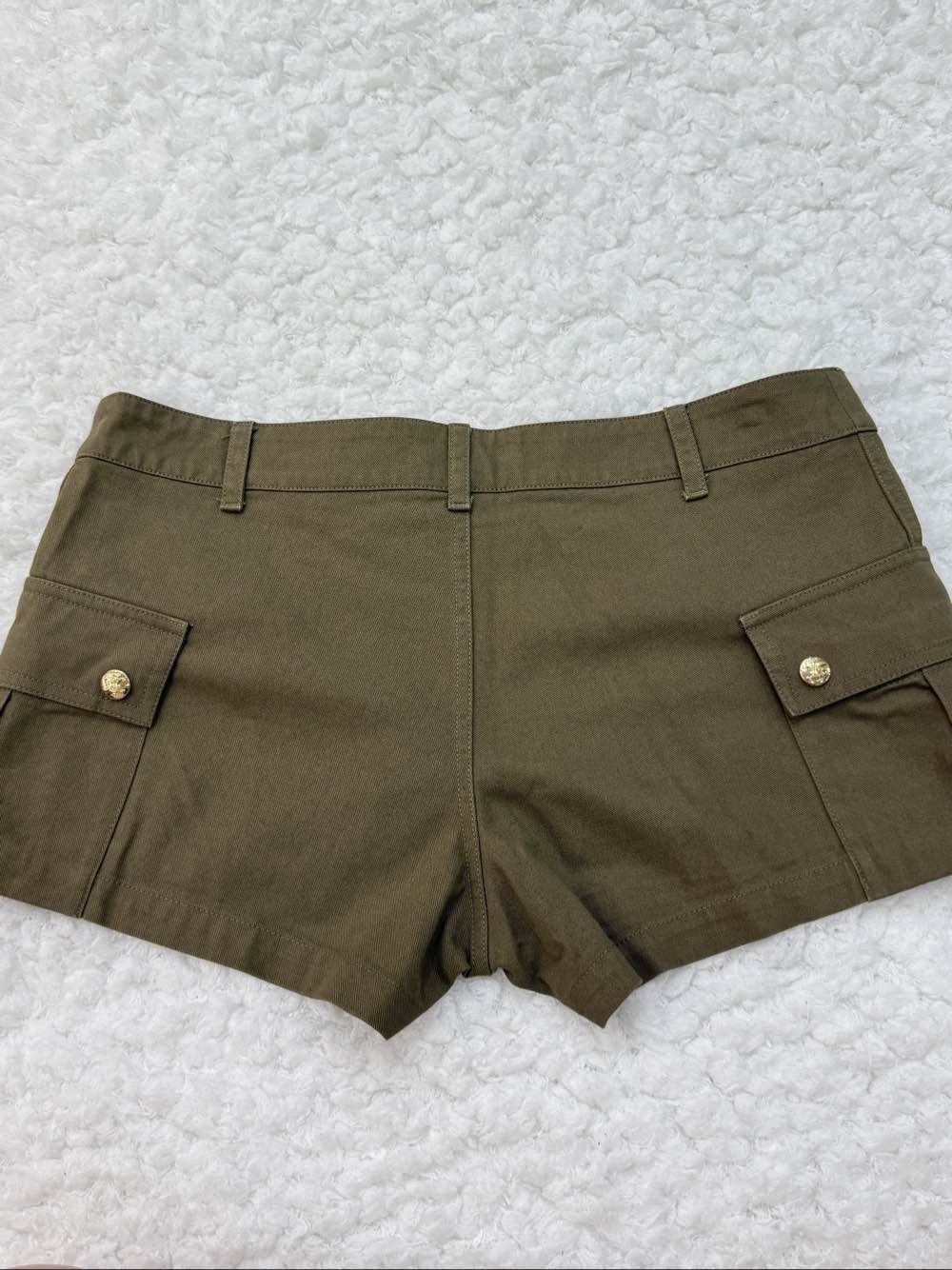 Celine Celine Green Cargo Shorts Size 38 Size 27" / US 4 / IT 40 - 2 Thumbnail