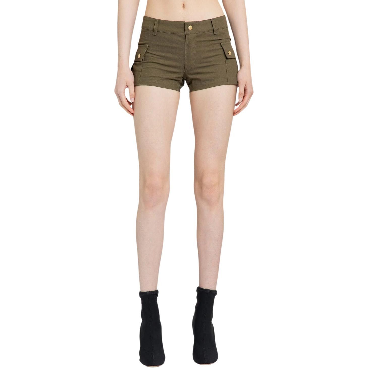 Celine Celine Green Cargo Shorts Size 38 Size 27" / US 4 / IT 40 - 5 Thumbnail