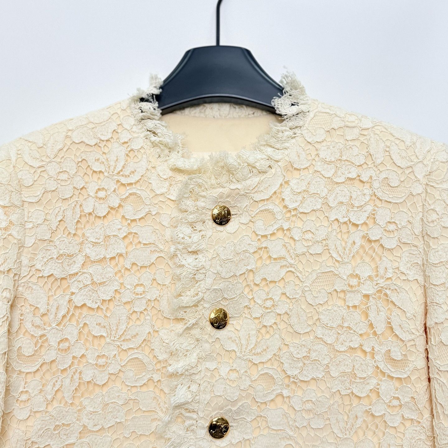 Celine CELINE Lace Button Jacket Size 38 Size S / US 4 / IT 40 - 5 Thumbnail