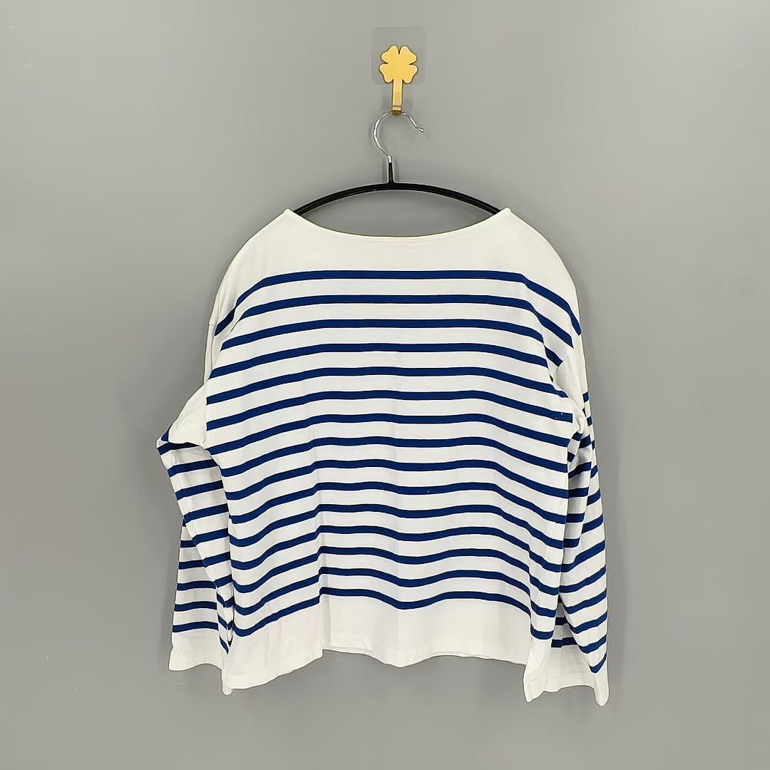 Celine Celine Striped Logo Long Sleeve T-Shirt Size XS Size XS / US 0-2 / IT 36-38 - 2 Thumbnail