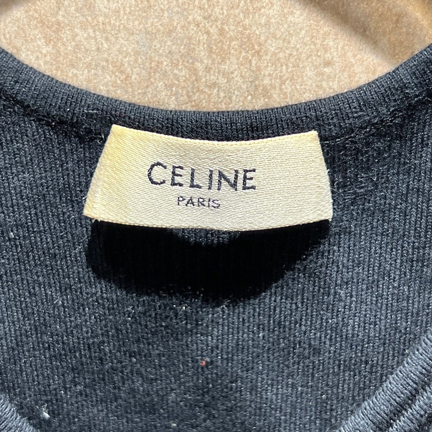 Celine Celine Logo Band Tank Top Size S Size S / US 4 / IT 40 - 3 Thumbnail