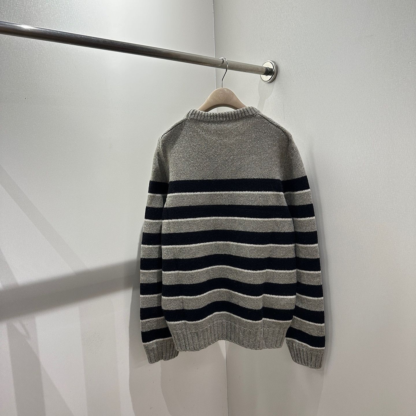 Celine CELINE Triomphe Stripe Sweater Size L Size US L / EU 52-54 / 3 - 2 Thumbnail