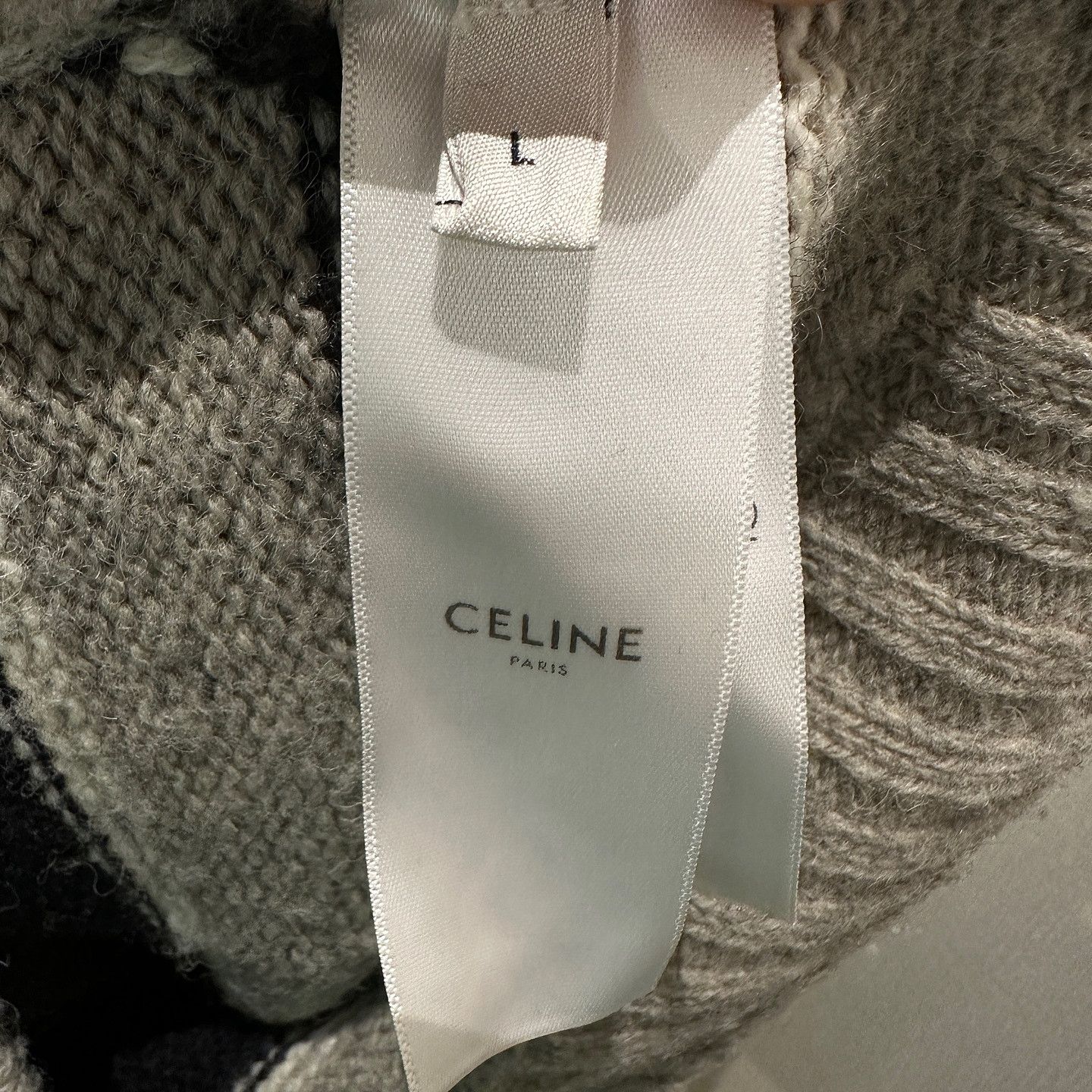 Celine CELINE Triomphe Stripe Sweater Size L Size US L / EU 52-54 / 3 - 4 Thumbnail