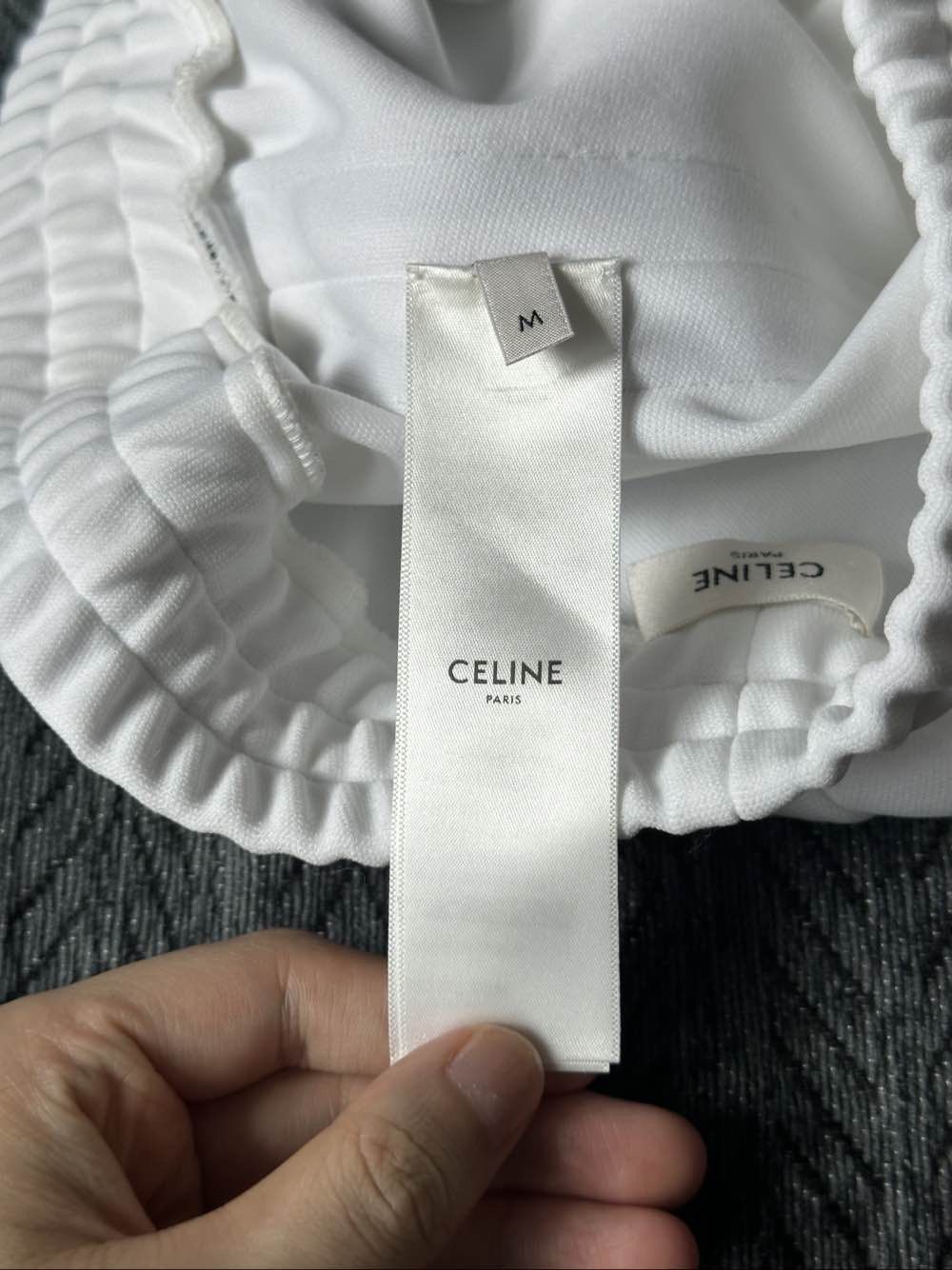 Celine Celine Stripe Logo Shorts Size M Size 27" / US 4 / IT 40 - 5 Thumbnail