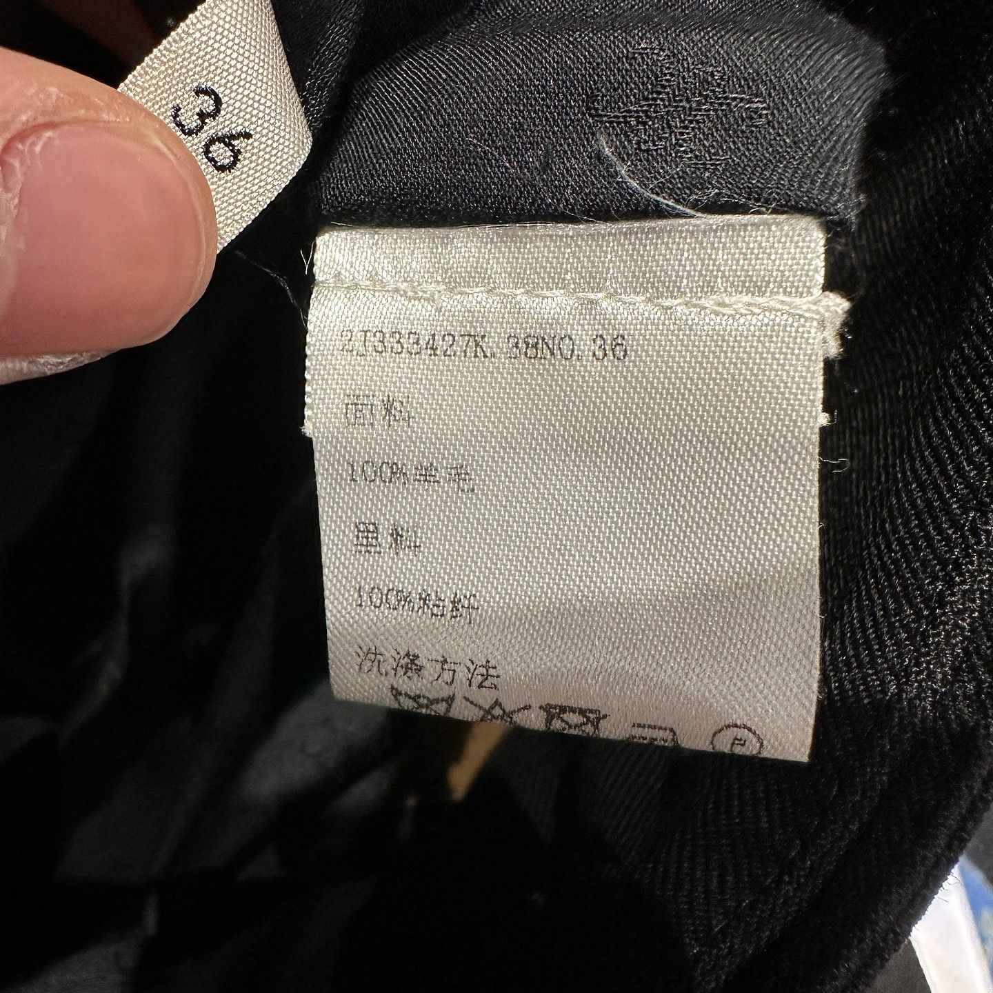 Celine CELINE Wool Triomphe Midi Skirt Size 36 Size 26" / US 2 / IT 38 - 4 Thumbnail