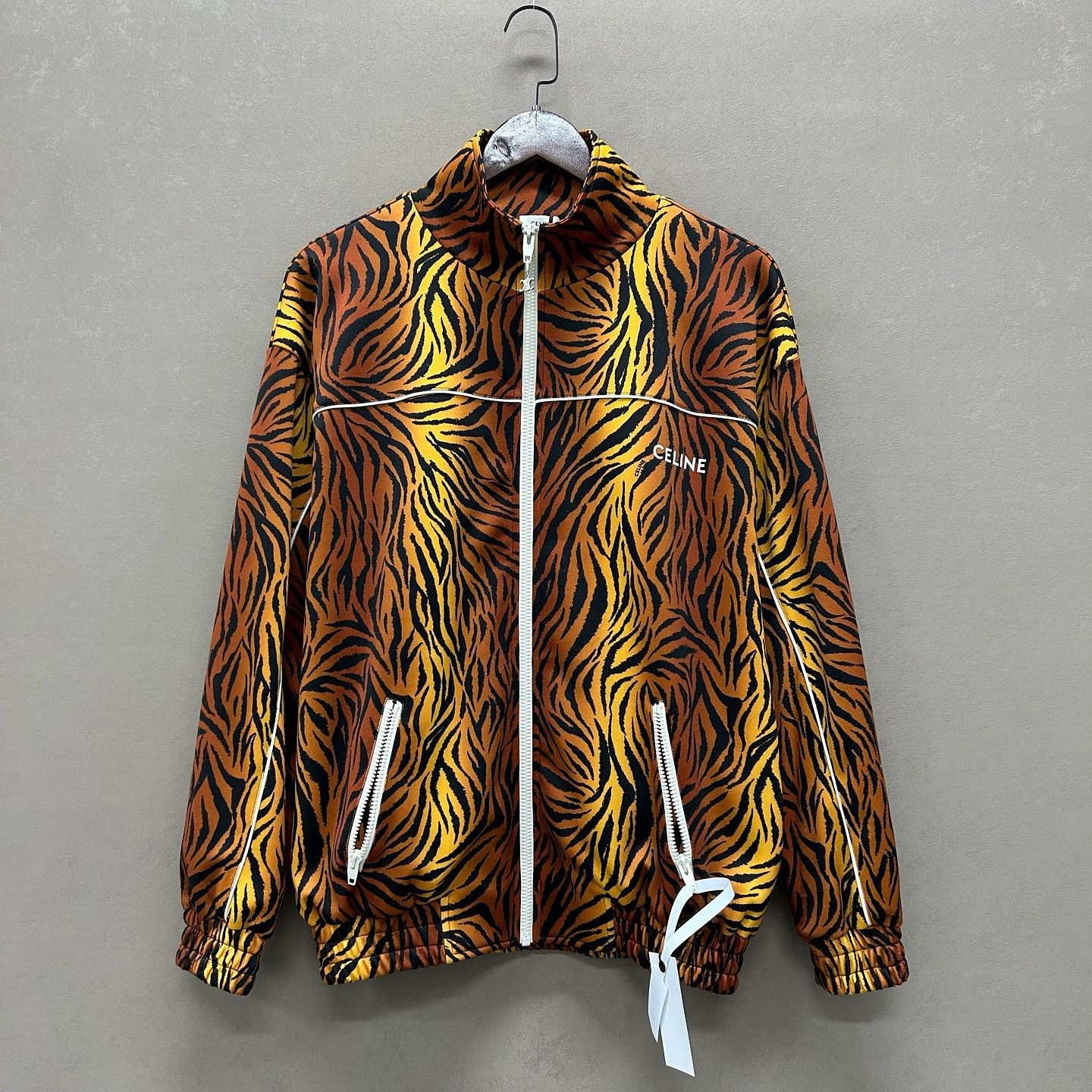 Celine Celine Tiger Print Track Jacket Size S Size US S / EU 44-46 / 1 - 6 Thumbnail