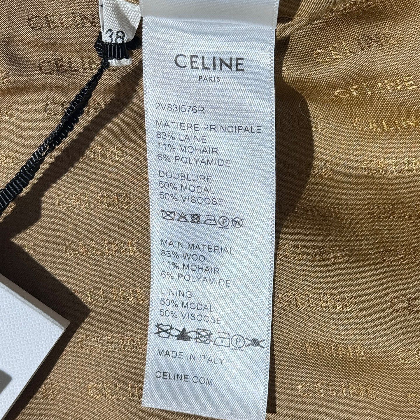 Celine Celine Mohair Blend Jacket FR 38 Size S / US 4 / IT 40 - 7 Thumbnail