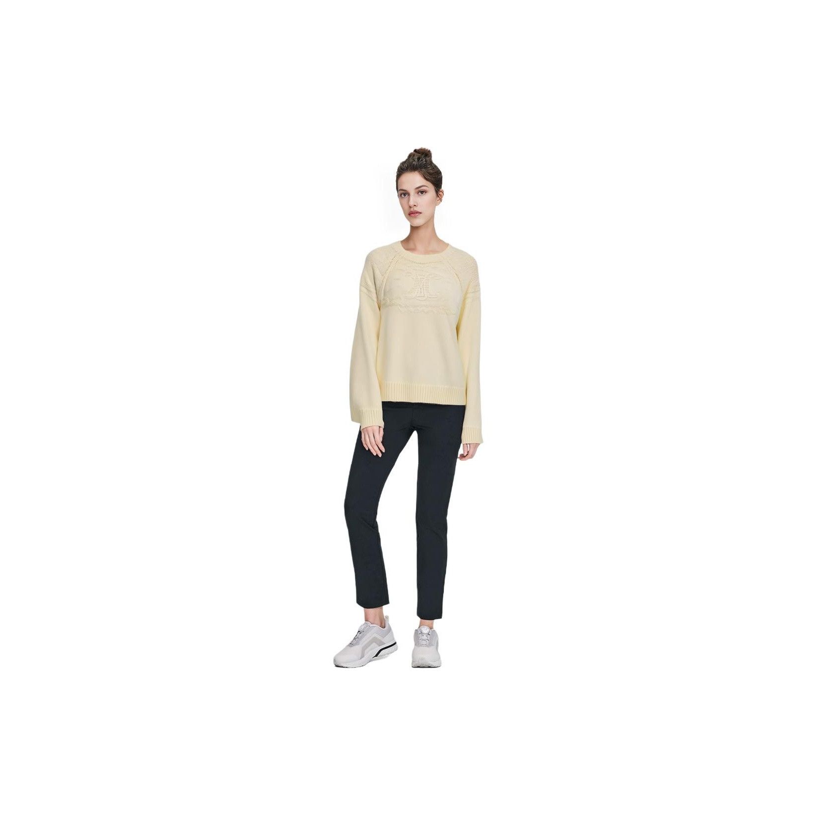 Celine Celine Triomphe Wool Sweater Size S Size S / US 4 / IT 40 - 7 Thumbnail