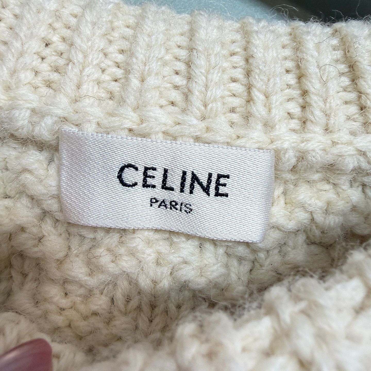 Celine Celine Triomphe Wool Sweater Size S Size S / US 4 / IT 40 - 3 Thumbnail