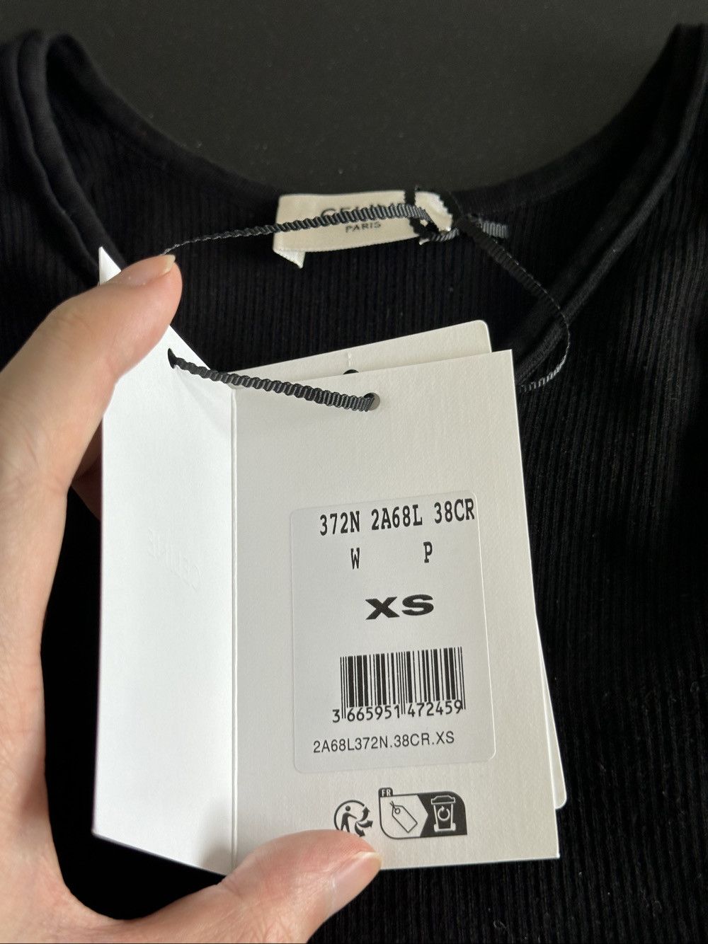 Celine Celine Logo Band Ribbed Crop Top Size XS Size XS / US 0-2 / IT 36-38 - 3 Thumbnail