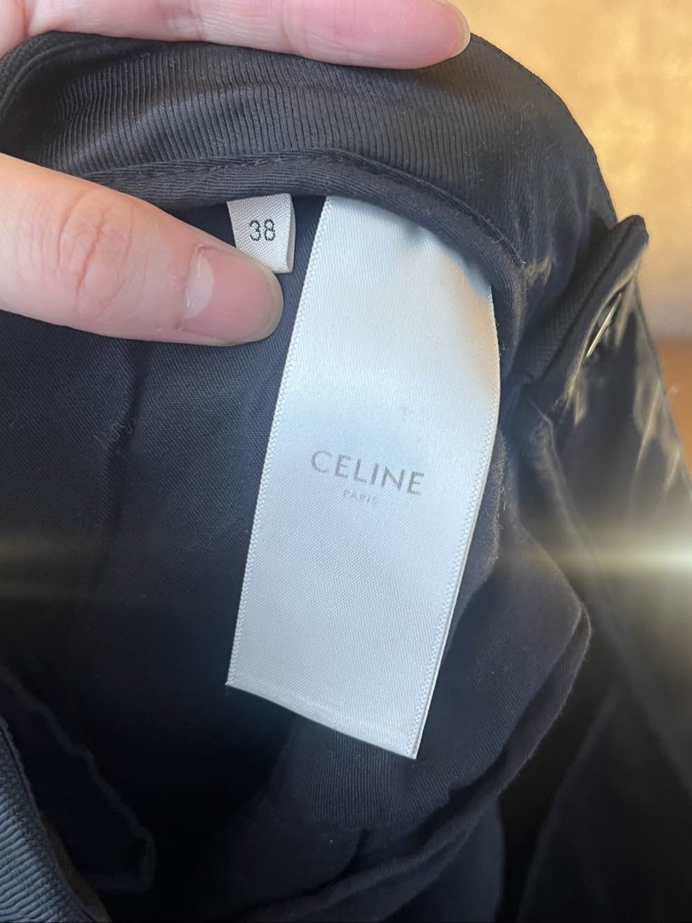 Celine CELINE Black Trousers Size 38 Size 27" / US 4 / IT 40 - 4 Thumbnail