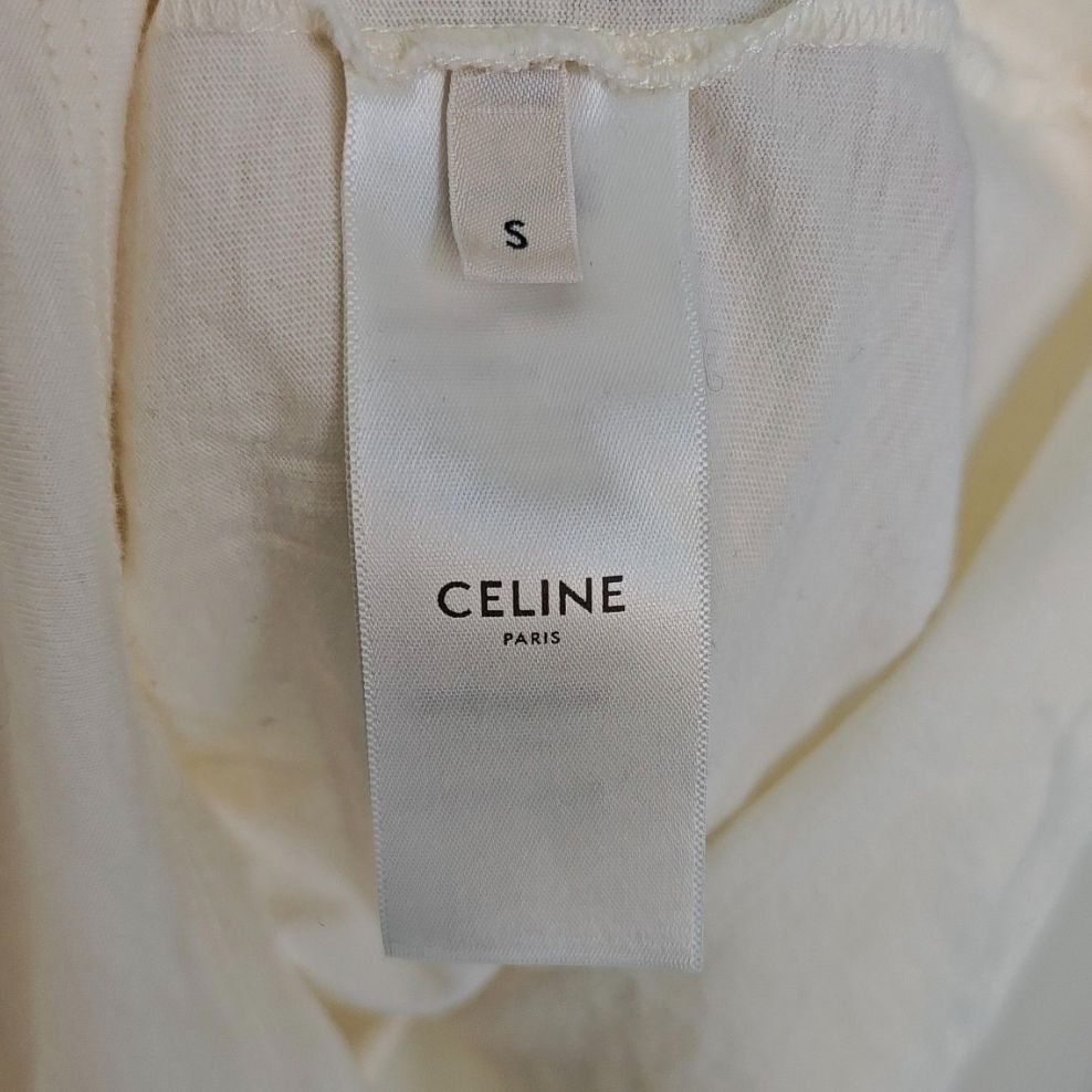Celine Celine Logo Print T-Shirt Size S Size S / US 4 / IT 40 - 4 Thumbnail