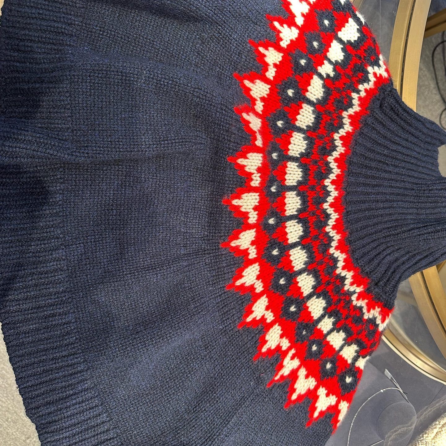 Celine Celine Fair Isle Cashmere Sweater Size M Size M / US 6-8 / IT 42-44 - 7 Thumbnail