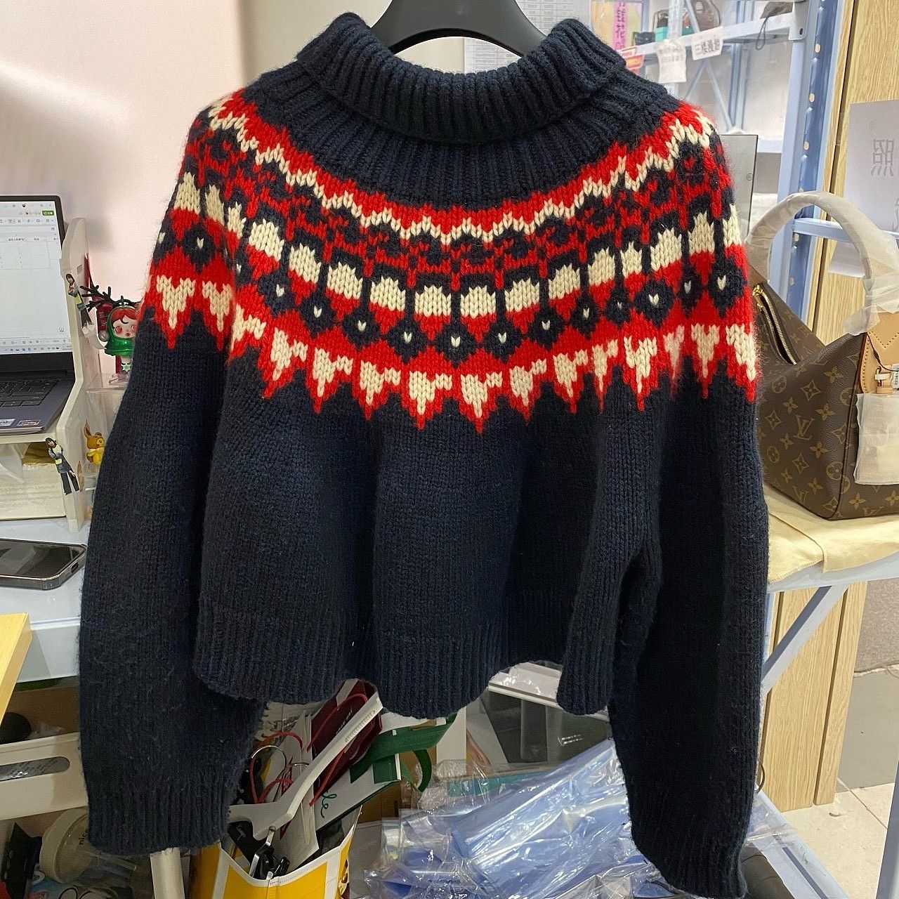 Celine Celine Fair Isle Cashmere Sweater Size M Size M / US 6-8 / IT 42-44 - 2 Thumbnail