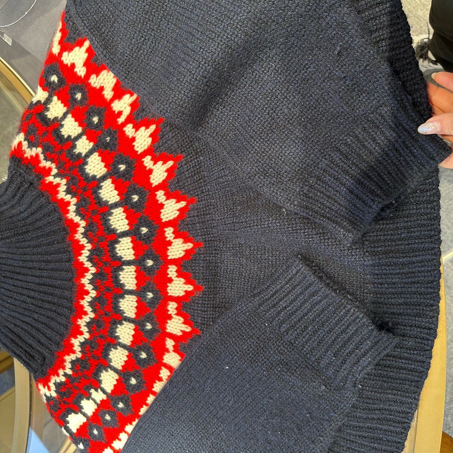 Celine Celine Fair Isle Cashmere Sweater Size M Size M / US 6-8 / IT 42-44 - 8 Thumbnail