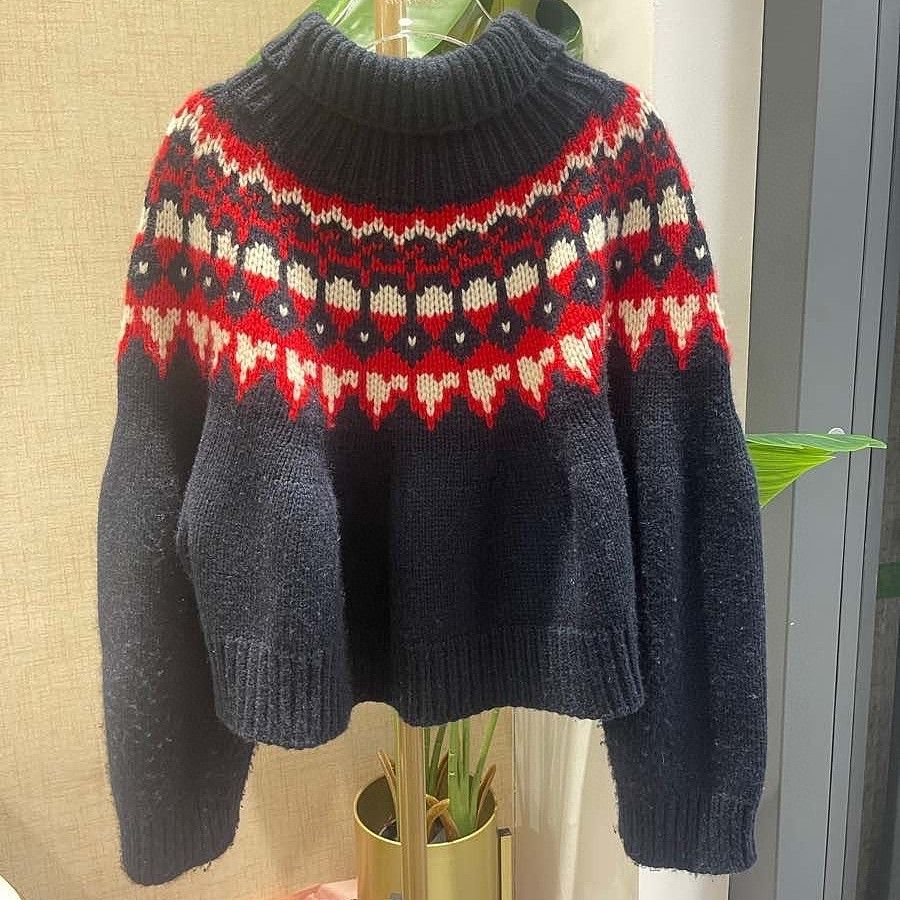 Celine Celine Fair Isle Cashmere Sweater Size M Size M / US 6-8 / IT 42-44 - 15 Thumbnail