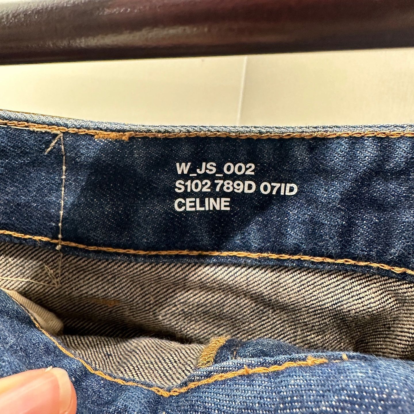 Celine CELINE Denim Mini Skirt Size 27 Size 27" / US 4 / IT 40 - 3 Thumbnail