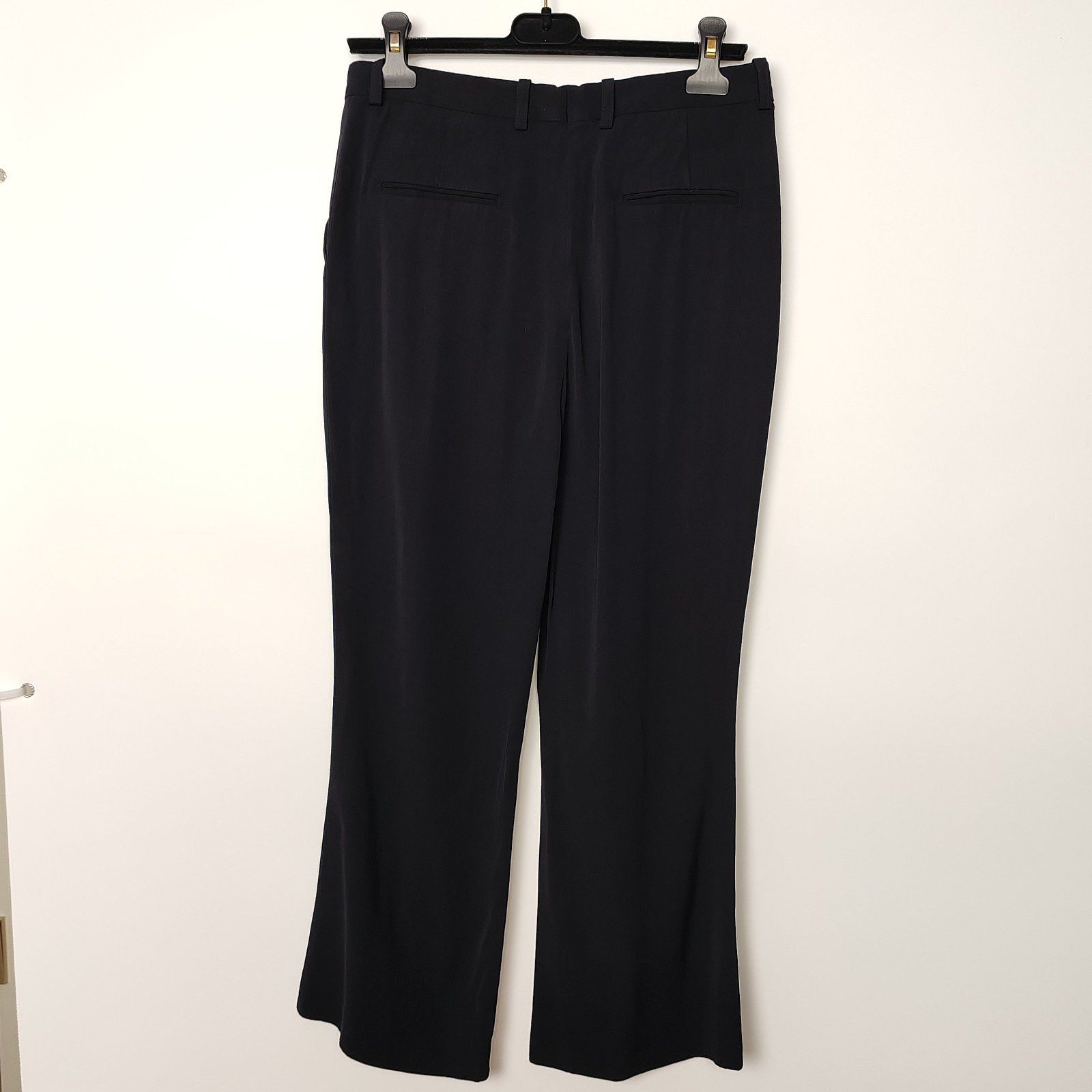 Celine Celine Black Viscose Pants Size 38 Size 27" / US 4 / IT 40 - 2 Thumbnail