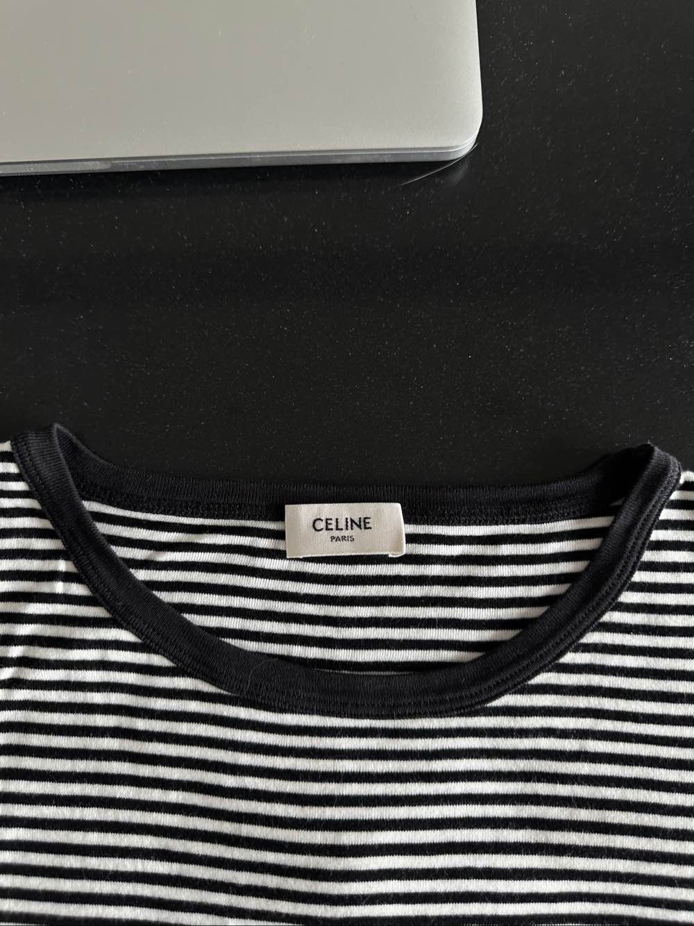 Celine Celine Striped Anchor Print T-Shirt Size S Size S / US 4 / IT 40 - 3 Thumbnail