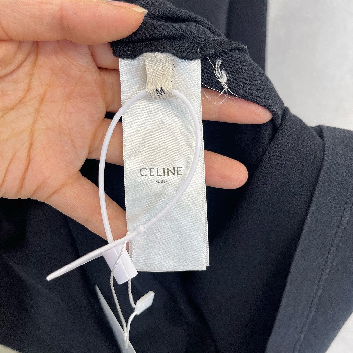 Celine Celine Studded Logo T-Shirt Size M Size US M / EU 48-50 / 2 - 4 Thumbnail