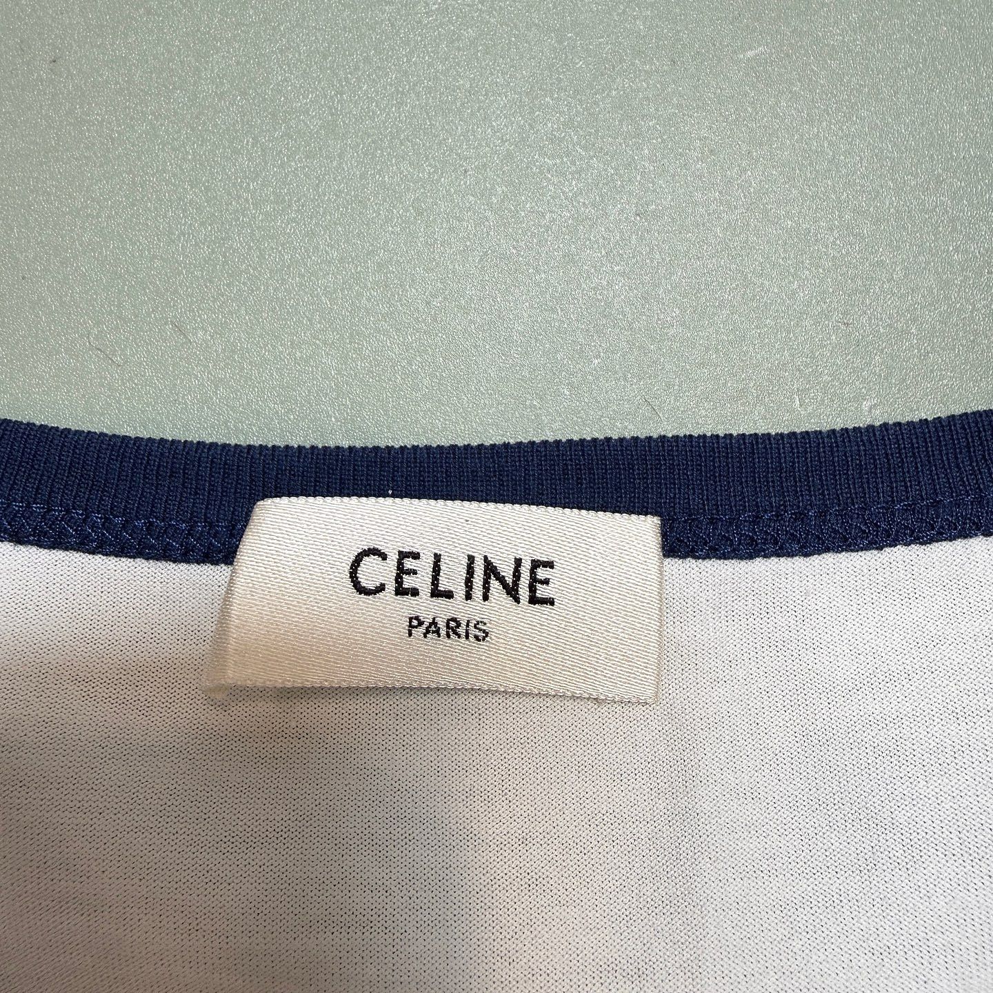 Celine Celine 16 Logo T-Shirt Size L Size L / US 10 / IT 46 - 3 Thumbnail