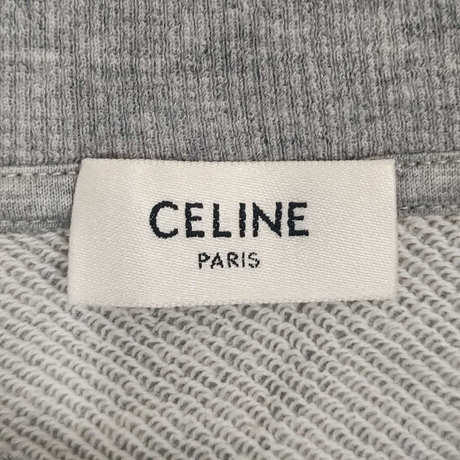 Celine Celine Lace-Up Logo Sweatshirt Size M Size M / US 6-8 / IT 42-44 - 3 Thumbnail
